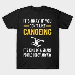 Smart People Hobby Canoeing Canoe T-Shirt